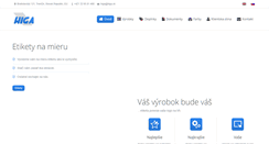 Desktop Screenshot of higa.sk
