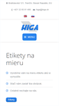 Mobile Screenshot of higa.sk